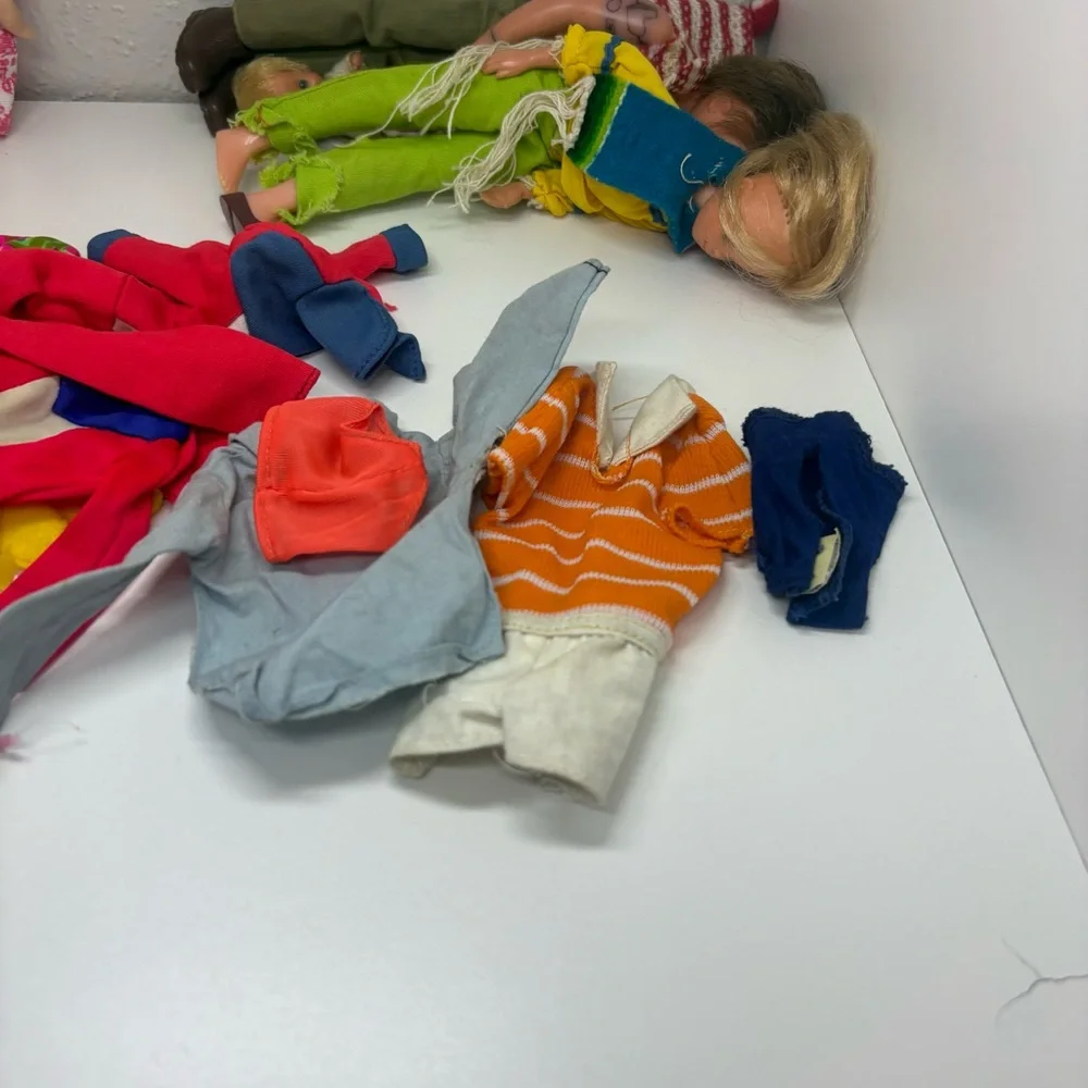 SUNSHINE FAMILY LITTLE SWEETS Baby Boy Dolls with Clothes 1973 Mattel lot - Picture 9 of 9
